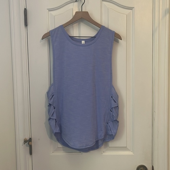 Lululemon | Var-City Muscle Tank Heathered Lilac Purple Size 10 Yoga Gym Run - Picture 3 of 9